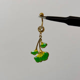 Green Iris Belly Bar - ILLUSIVE JEWELS