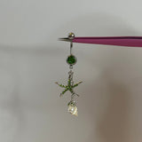 Green Starfish Belly Bar - ILLUSIVE JEWELS