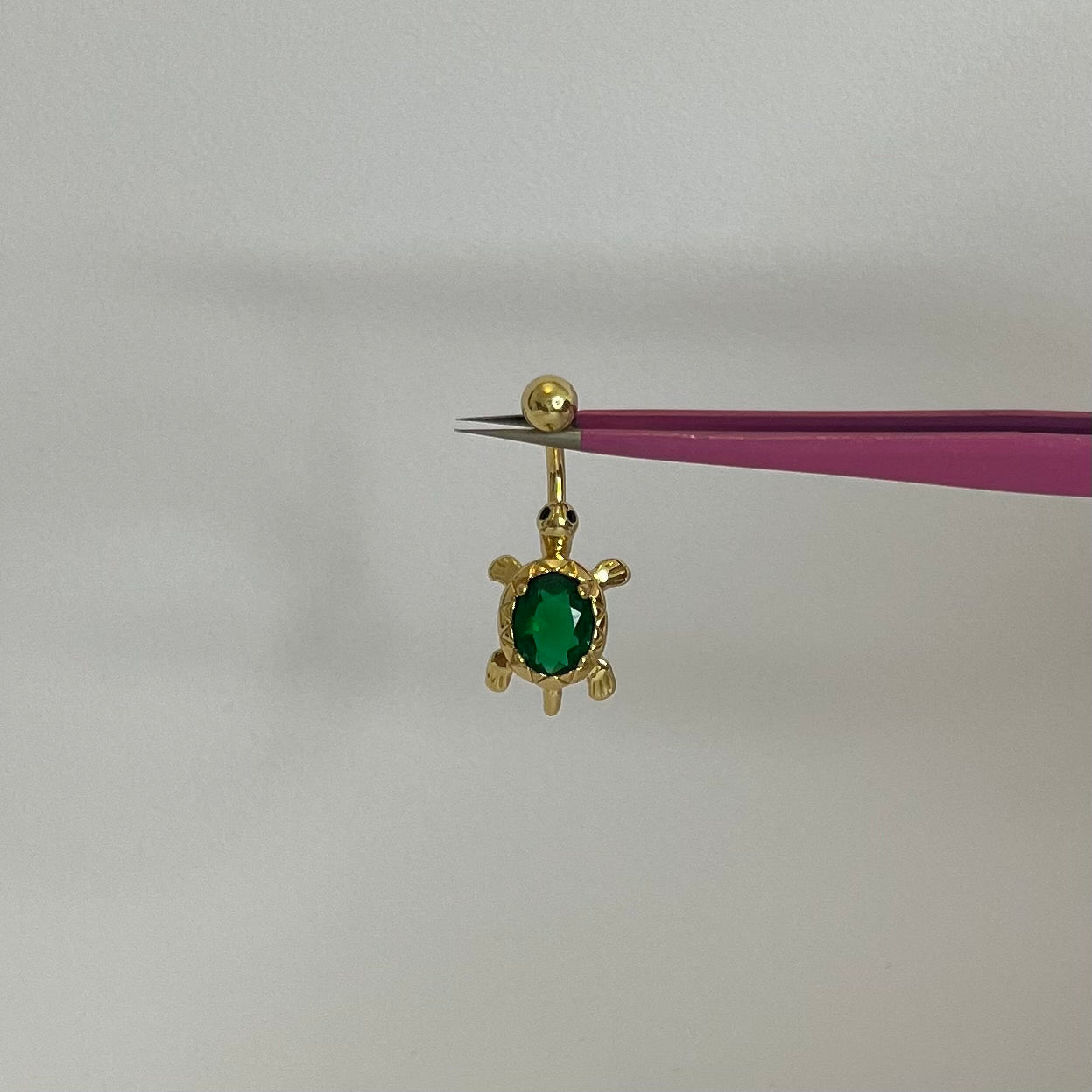 Green Turtle Belly Bar - ILLUSIVE JEWELS