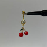 Gold Red Cherry Belly Bar