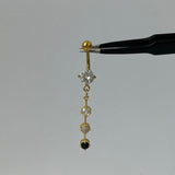 Black Dangling Belly Bar
