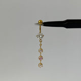 Pink Dangling Belly Bar