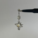 Silver Outta Space Belly Bar