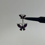 Purple Butterfly Belly Bar