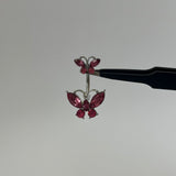 Pink Butterfly Belly Bar