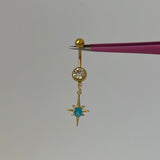 Blue Shooting Star Belly Bar
