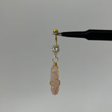Pink Crystal Belly Bar