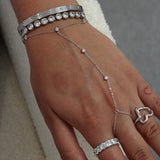 Ivy Silver Hand Chain - ILLUSIVE JEWELS