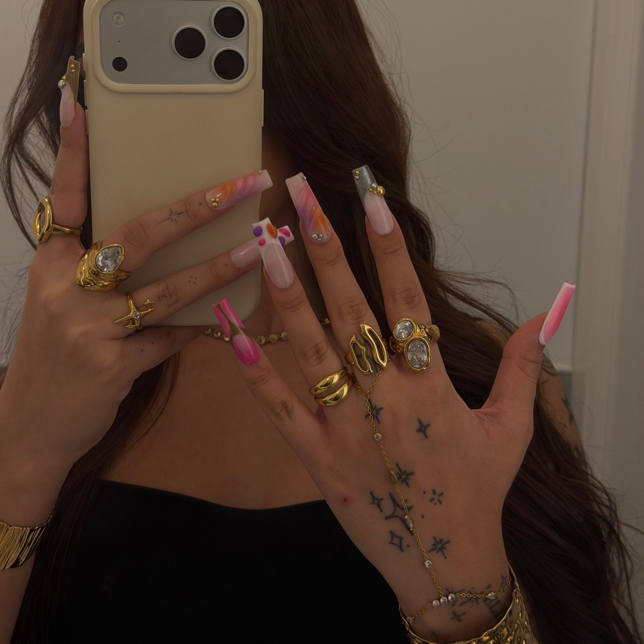 Lottie Gold Ring - ILLUSIVE JEWELS