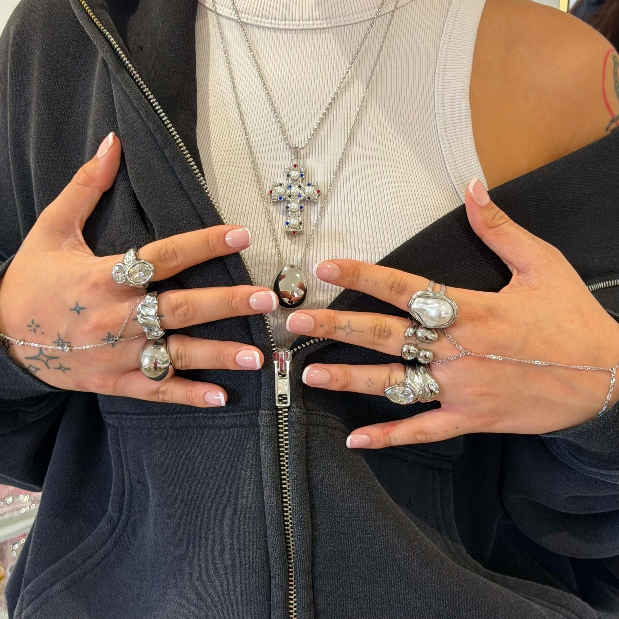 Lottie Silver Ring - ILLUSIVE JEWELS