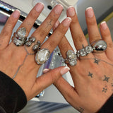 Lottie Silver Ring - ILLUSIVE JEWELS