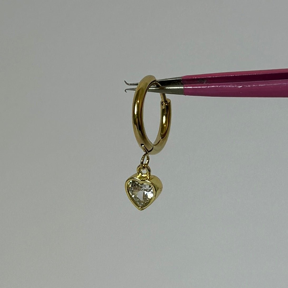 Love Heart Belly Ring - ILLUSIVE JEWELS