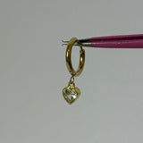 Love Heart Belly Ring - ILLUSIVE JEWELS