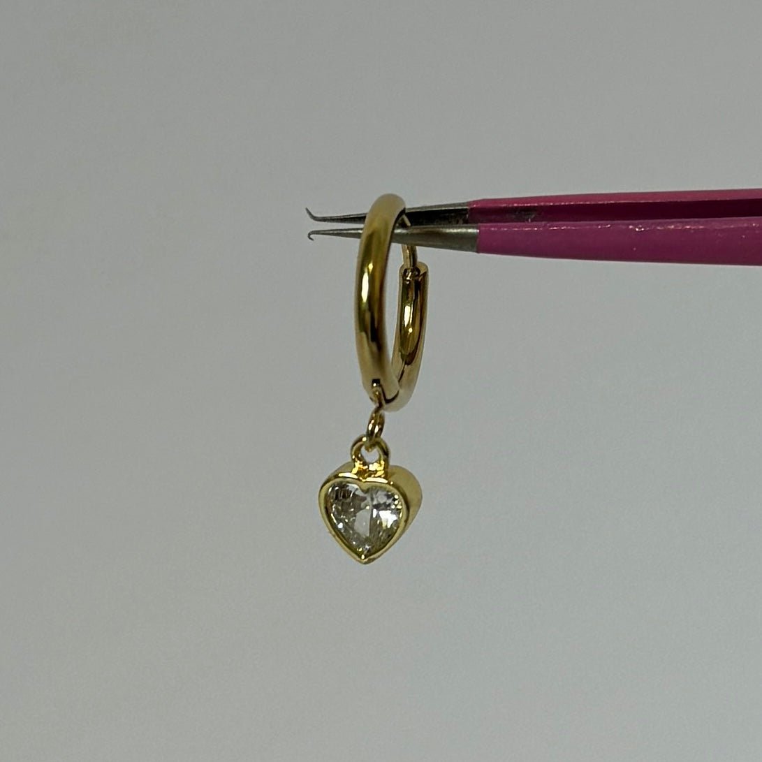 Love Heart Belly Ring - ILLUSIVE JEWELS