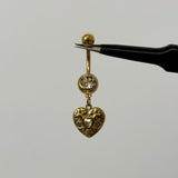 Lovers Charm Belly Bar - ILLUSIVE JEWELS