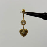 Lovers Charm Belly Bar - ILLUSIVE JEWELS