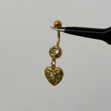 Lovers Charm Belly Bar - ILLUSIVE JEWELS