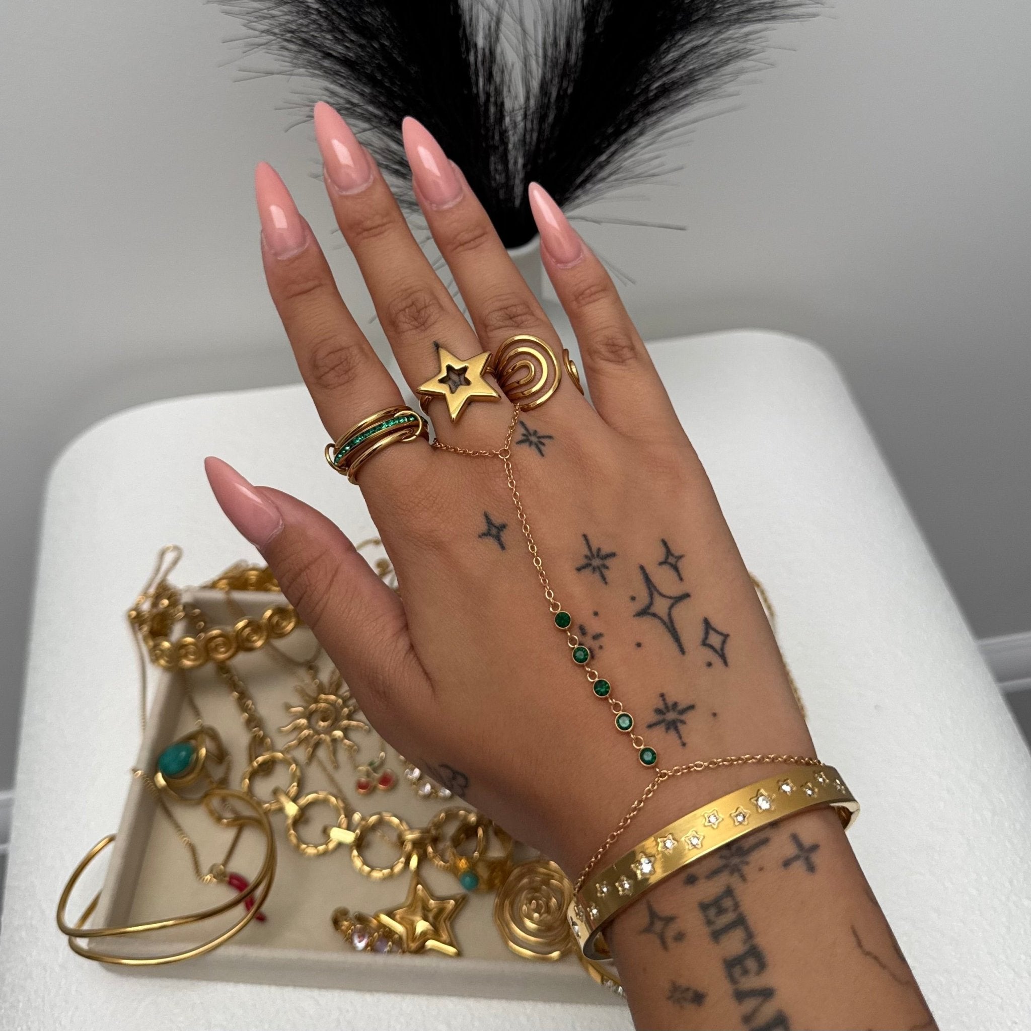 Luna Gold Ring - ILLUSIVE JEWELS
