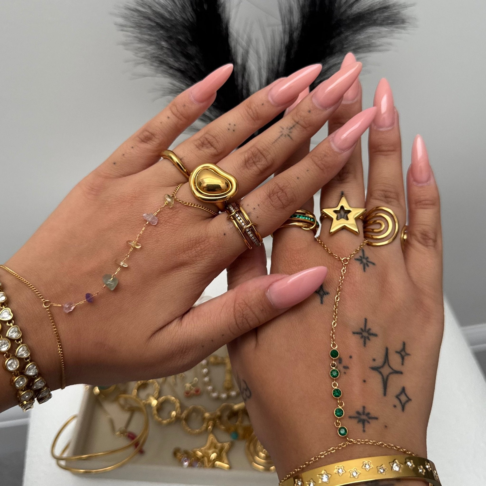 Luna Gold Ring - ILLUSIVE JEWELS