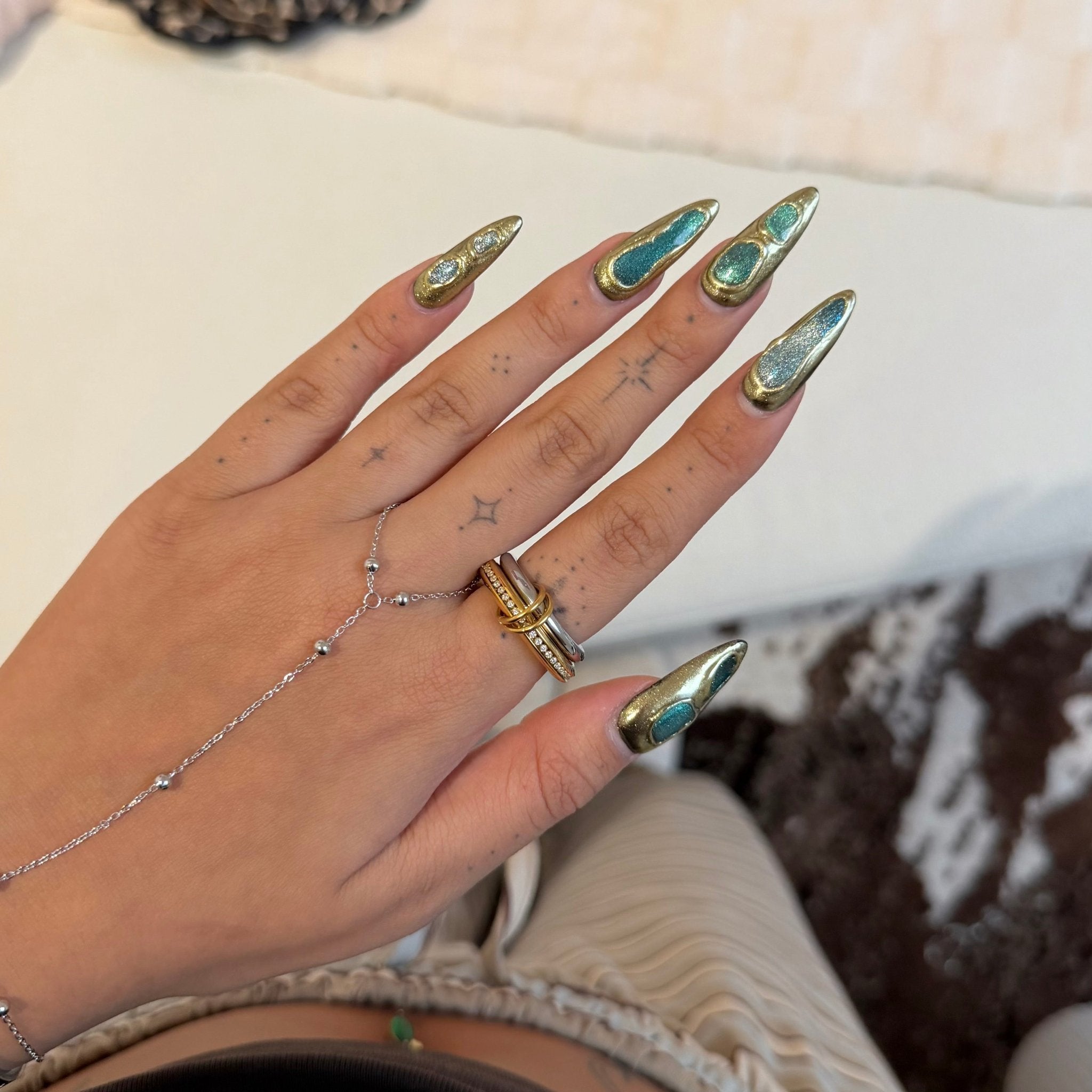 Mixed Metal Stack It Ring - ILLUSIVE JEWELS