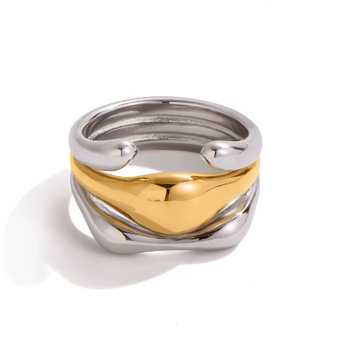 Nola Mixed Metal Ring - ILLUSIVE JEWELS