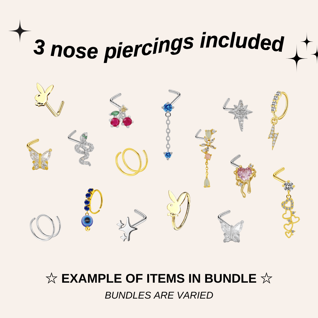 Nose Piercing Mystery Bundle - ILLUSIVE JEWELS
