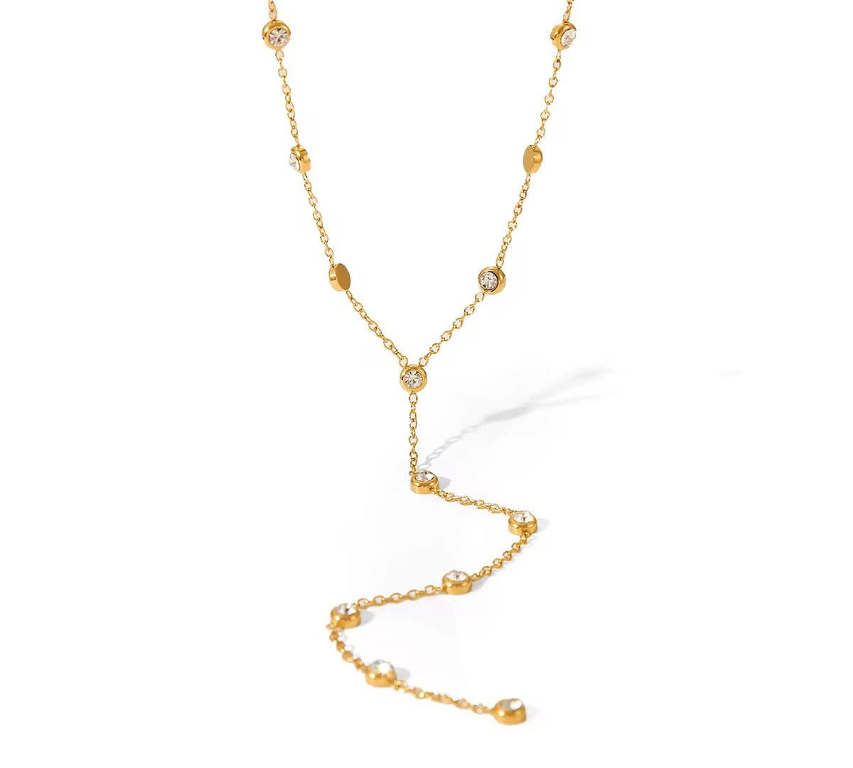 Nova Dangling Gemstone Necklace - ILLUSIVE JEWELS