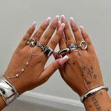 Nova Silver Hand Chain - ILLUSIVE JEWELS