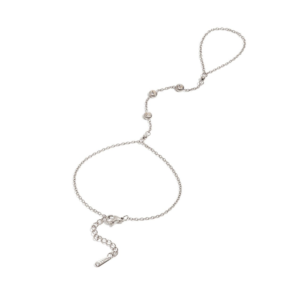 Nova Silver Hand Chain - ILLUSIVE JEWELS