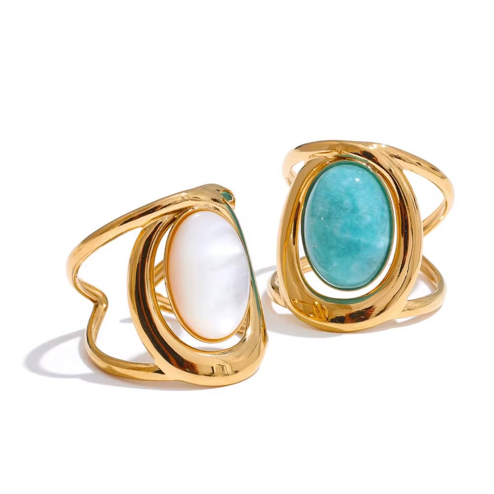 Opal Chunky Ring - ILLUSIVE JEWELS