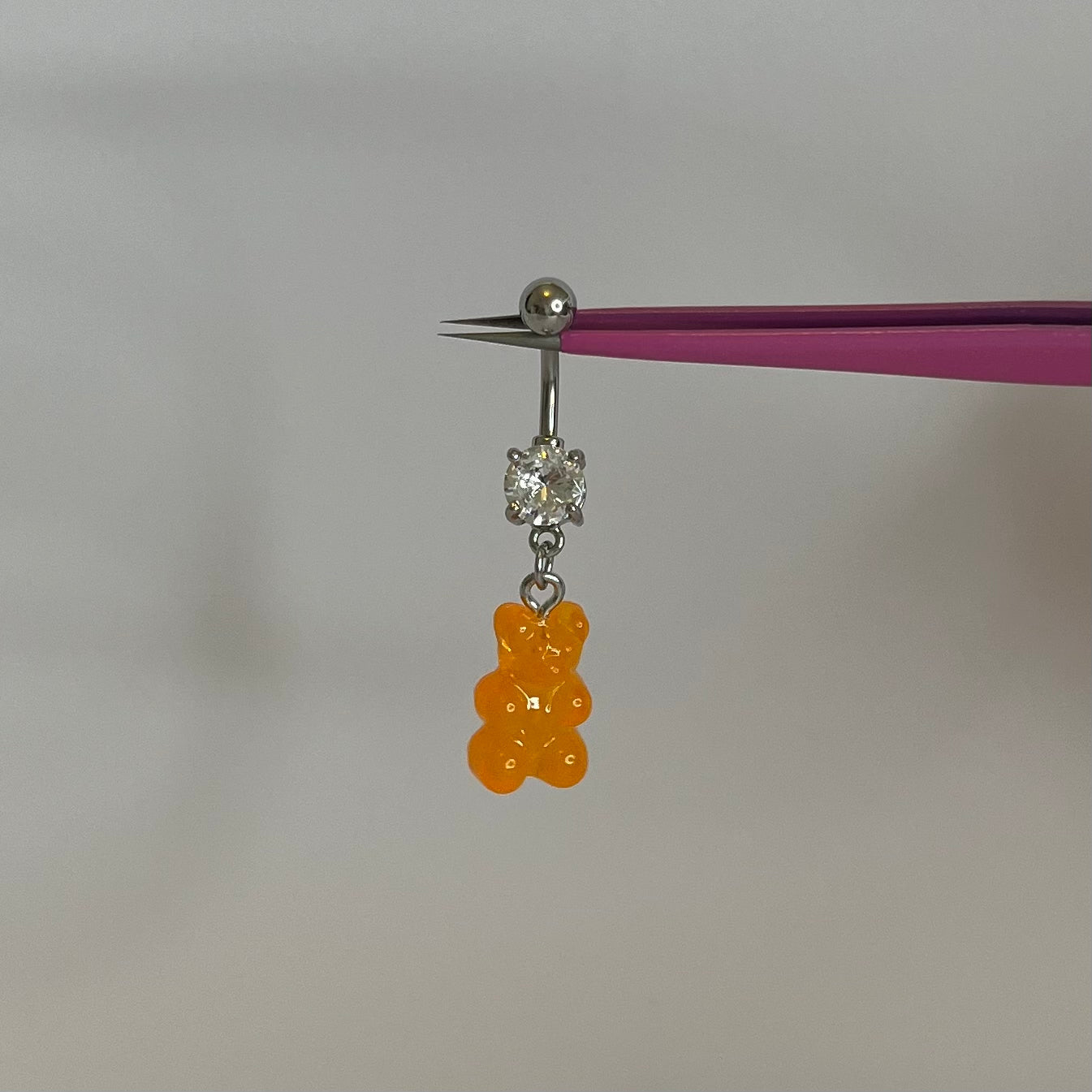 Orange Gummy Bear Belly Bar - ILLUSIVE JEWELS