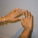 Pearl Hand Chain - ILLUSIVE JEWELS