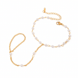 Pearl Hand Chain - ILLUSIVE JEWELS