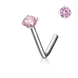 Pink Nose Stud - ILLUSIVE JEWELS
