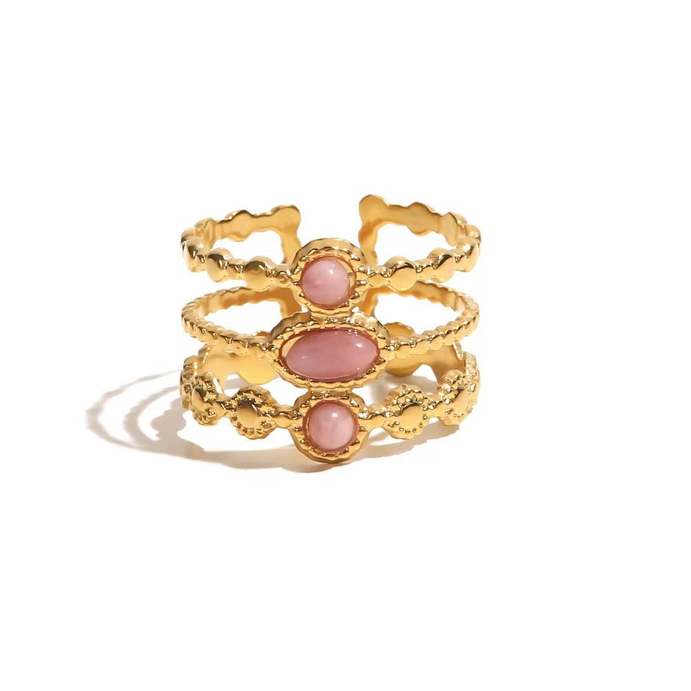 Pink Ophelia Ring - ILLUSIVE JEWELS
