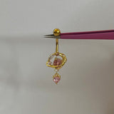 Pink Planet Belly Bar - ILLUSIVE JEWELS