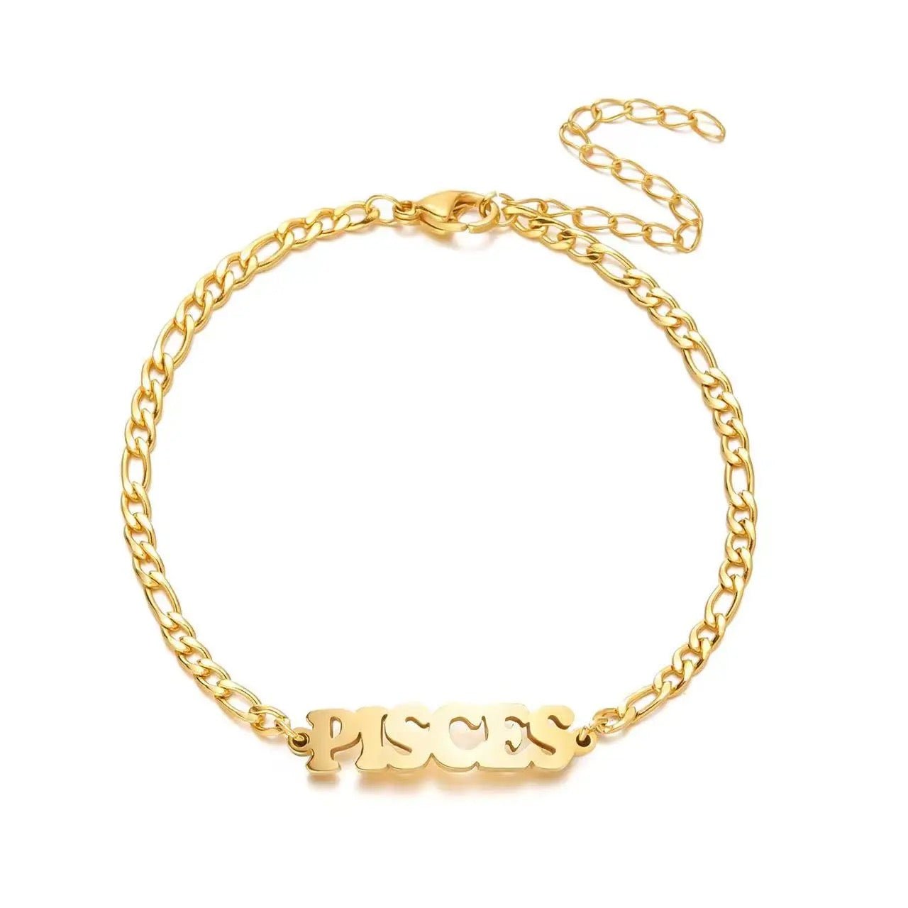 Pisces Star Sign Anklet - ILLUSIVE JEWELS