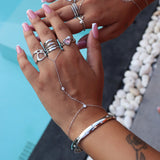 Pixie Silver Hand Chain - ILLUSIVE JEWELS