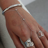 Pixie Silver Hand Chain - ILLUSIVE JEWELS