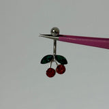 Red Cherry Belly Bar - ILLUSIVE JEWELS