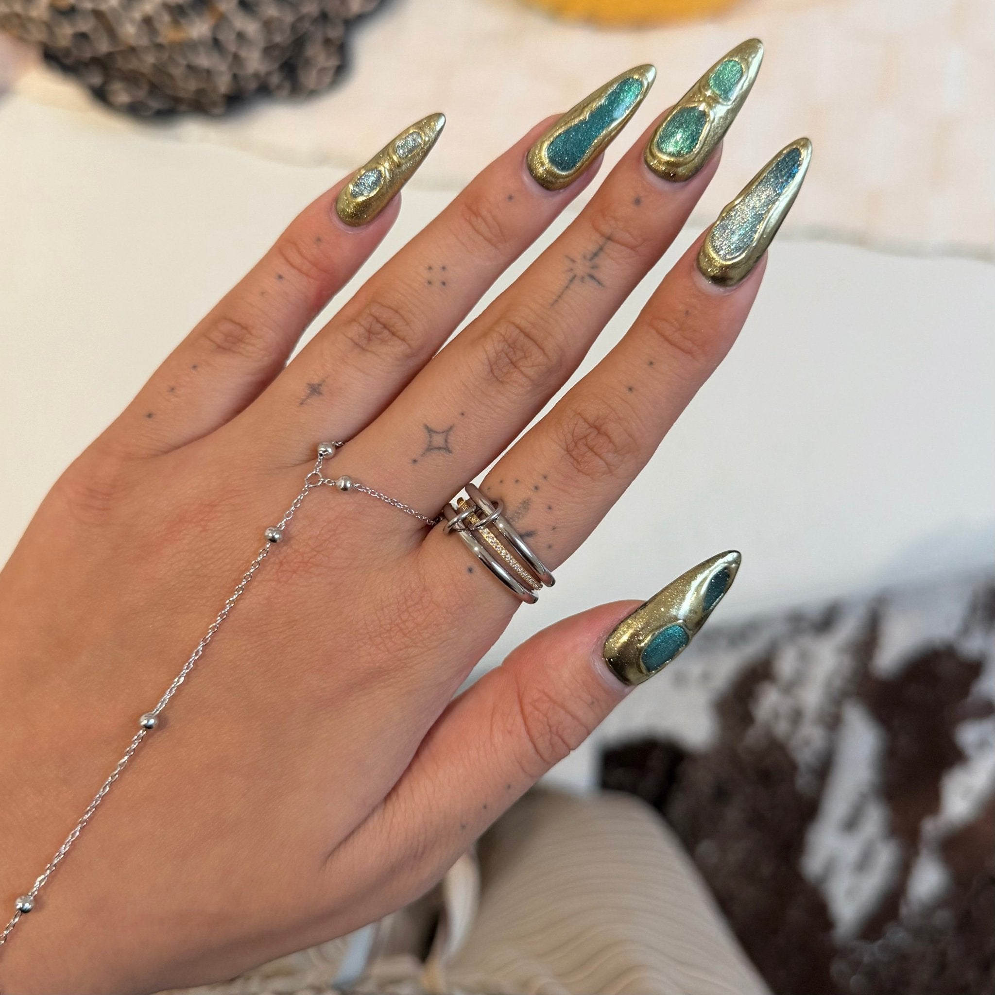 Rhea Mixed Metal Stack It Ring - ILLUSIVE JEWELS