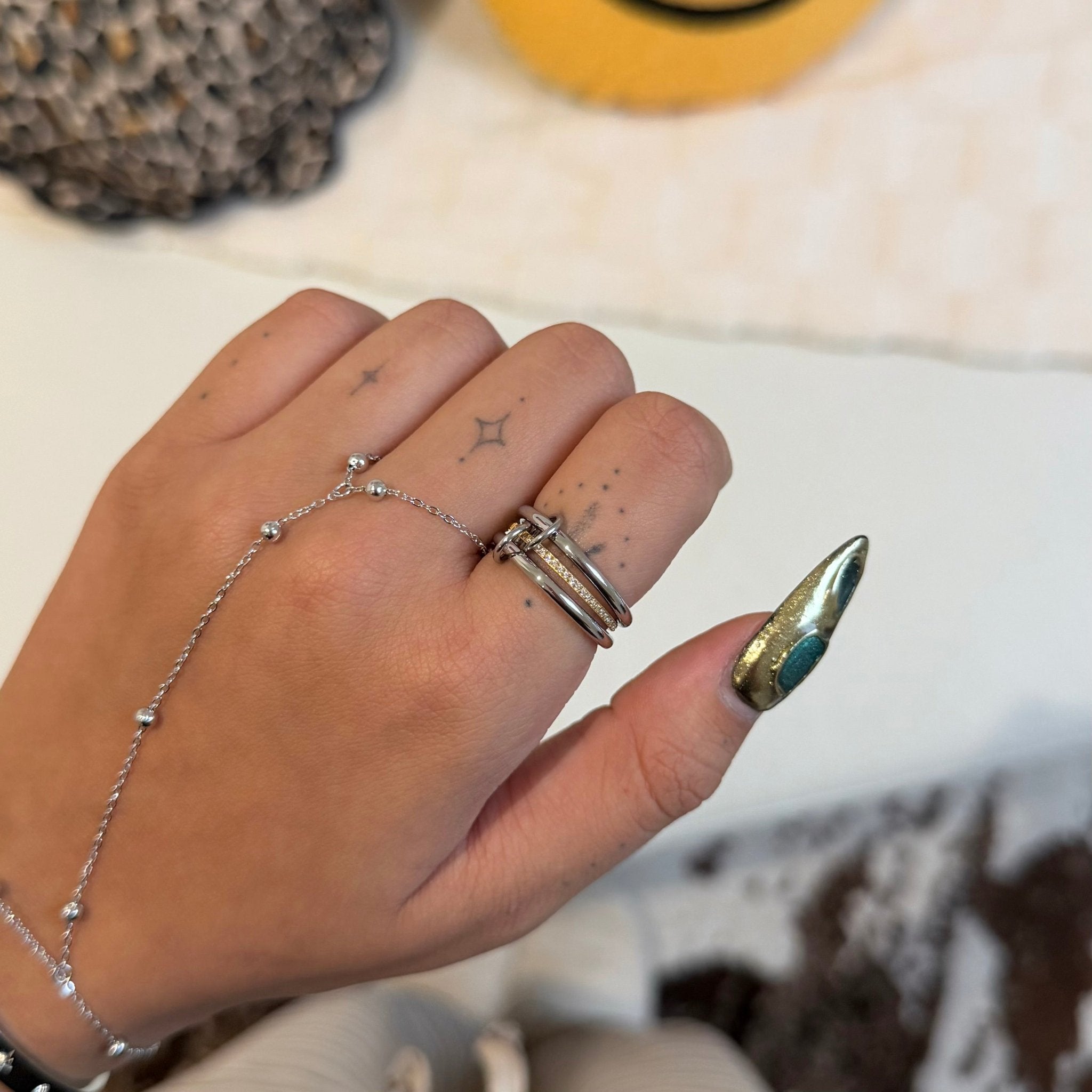 Rhea Mixed Metal Stack It Ring - ILLUSIVE JEWELS