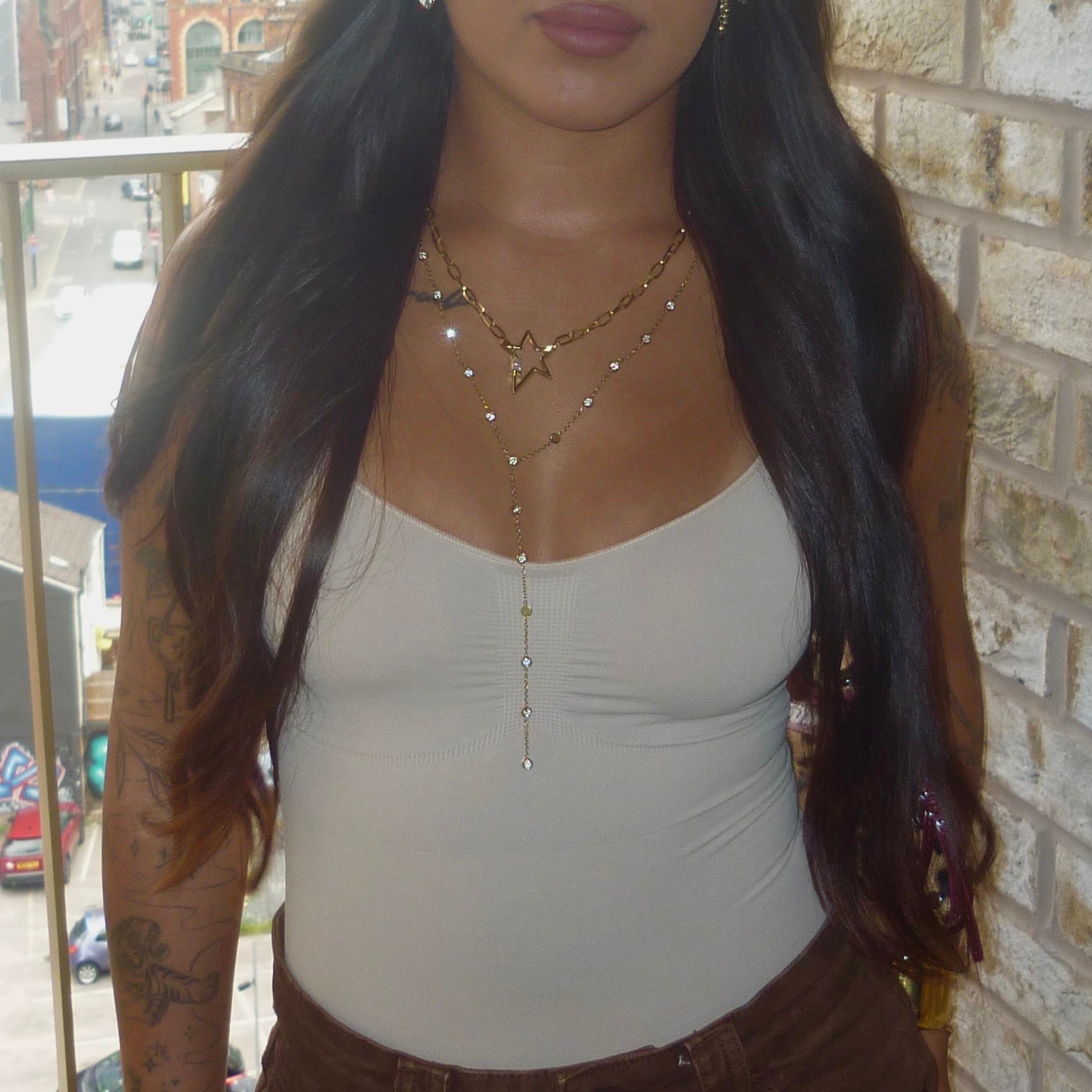 Selene Gold Necklace - ILLUSIVE JEWELS