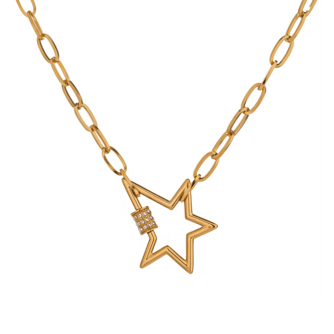 Selene Gold Necklace - ILLUSIVE JEWELS