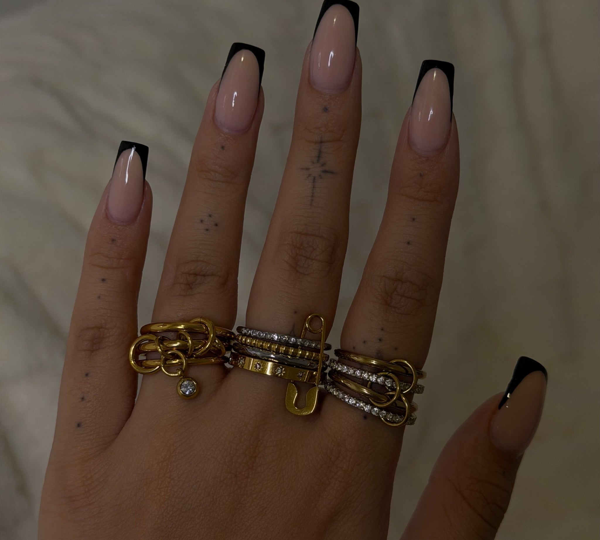 Sera Mixed Metal Stack It Ring - ILLUSIVE JEWELS