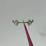 Silver Angel Wing Nipple Bars - ILLUSIVE JEWELS