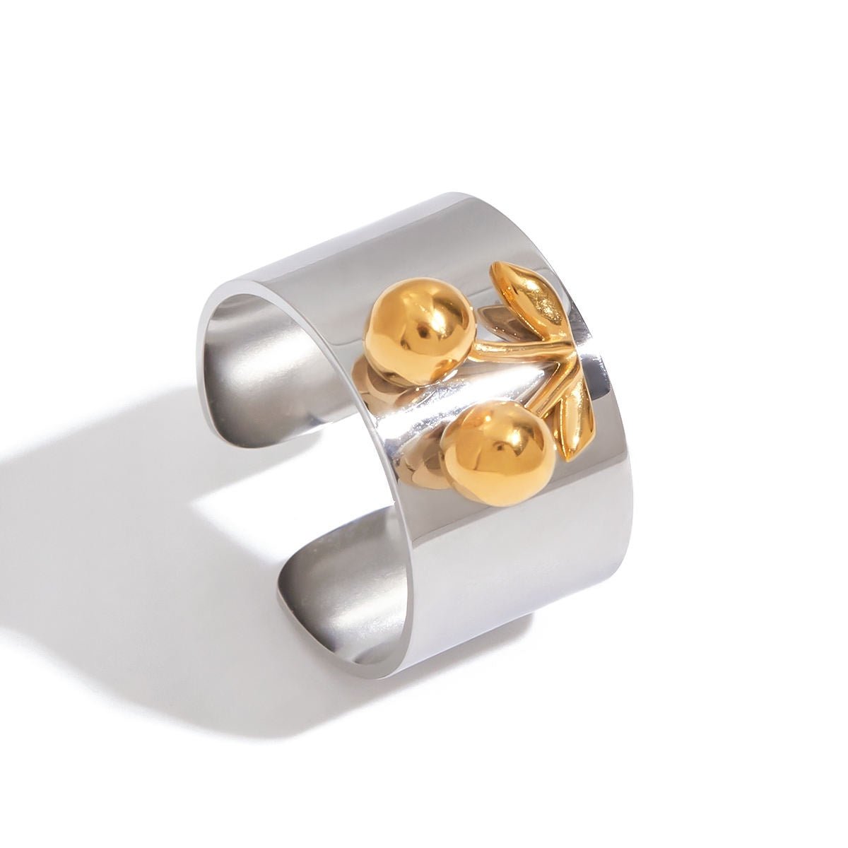 Silver Cherry Ring - ILLUSIVE JEWELS