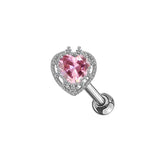Silver Diamanté Helix Piercing - ILLUSIVE JEWELS
