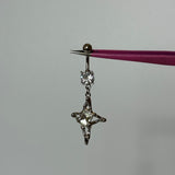 Silver Geometric Belly Bar - ILLUSIVE JEWELS