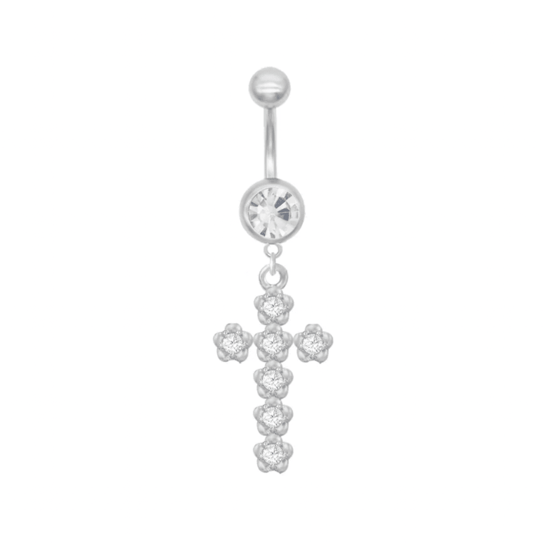 Silver Holy Belly Bar - ILLUSIVE JEWELS